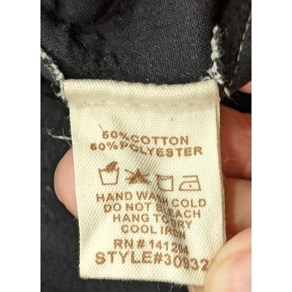 Bohme Herringbone Raw Edge Hem Blazer Jacket Size Medium - Picture 5 of 6